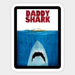 Daddy Shark Parody by histrionicole Sticker